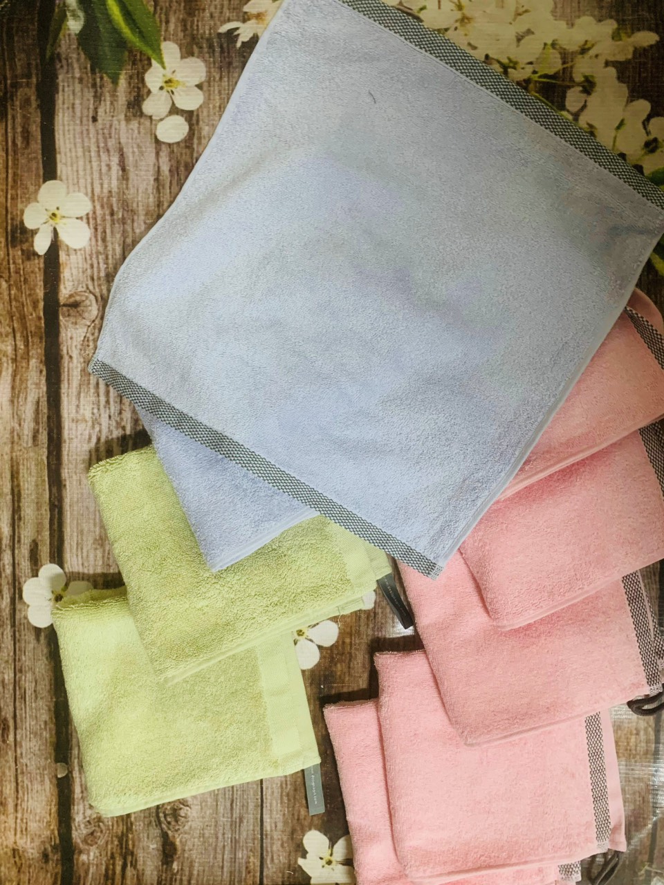 Khăn bếp - Khăn tay móc treo 100% Cotton