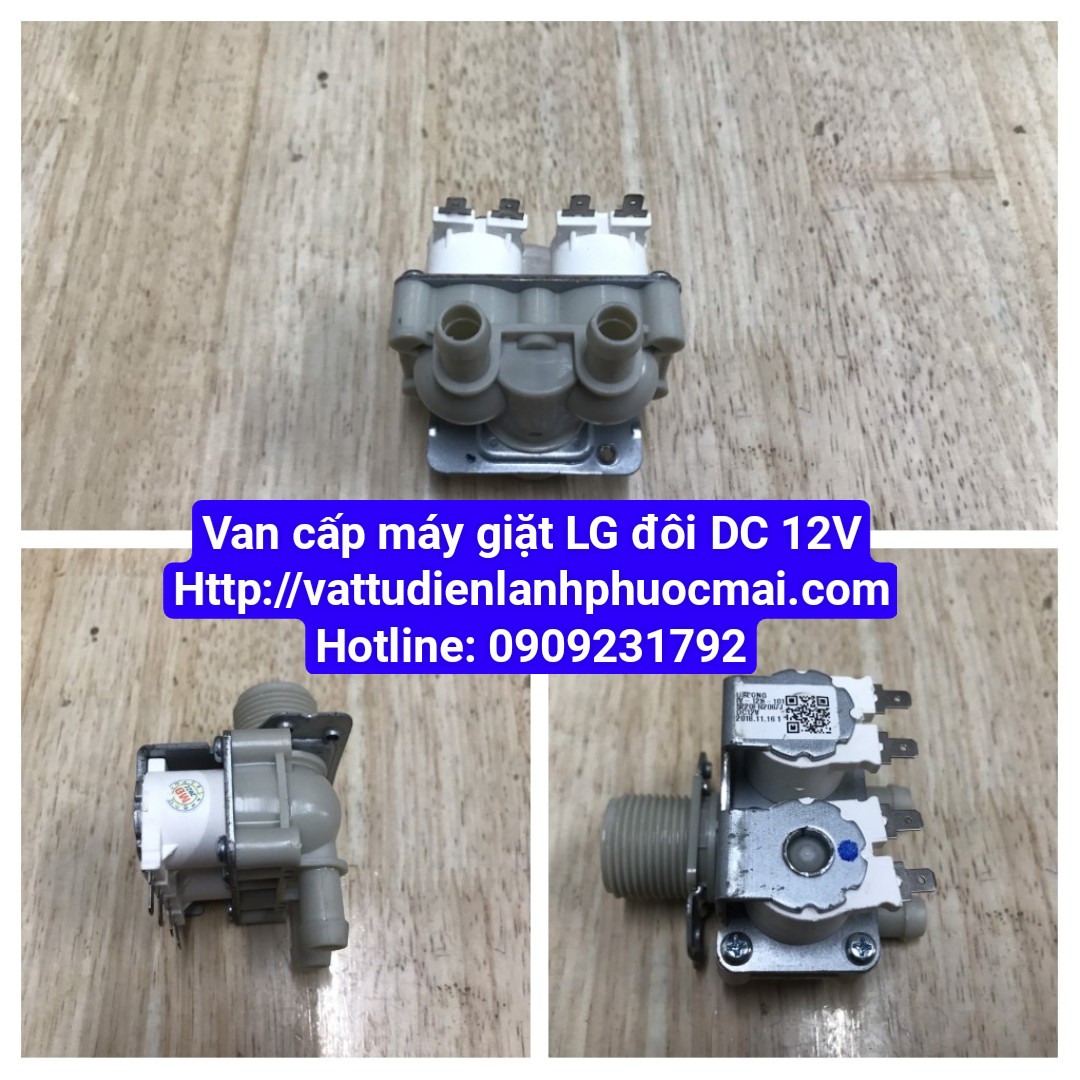 VAN CẤP MÁY GIẶT LG ĐÔI DC : 12V PHƯỚC MÃI