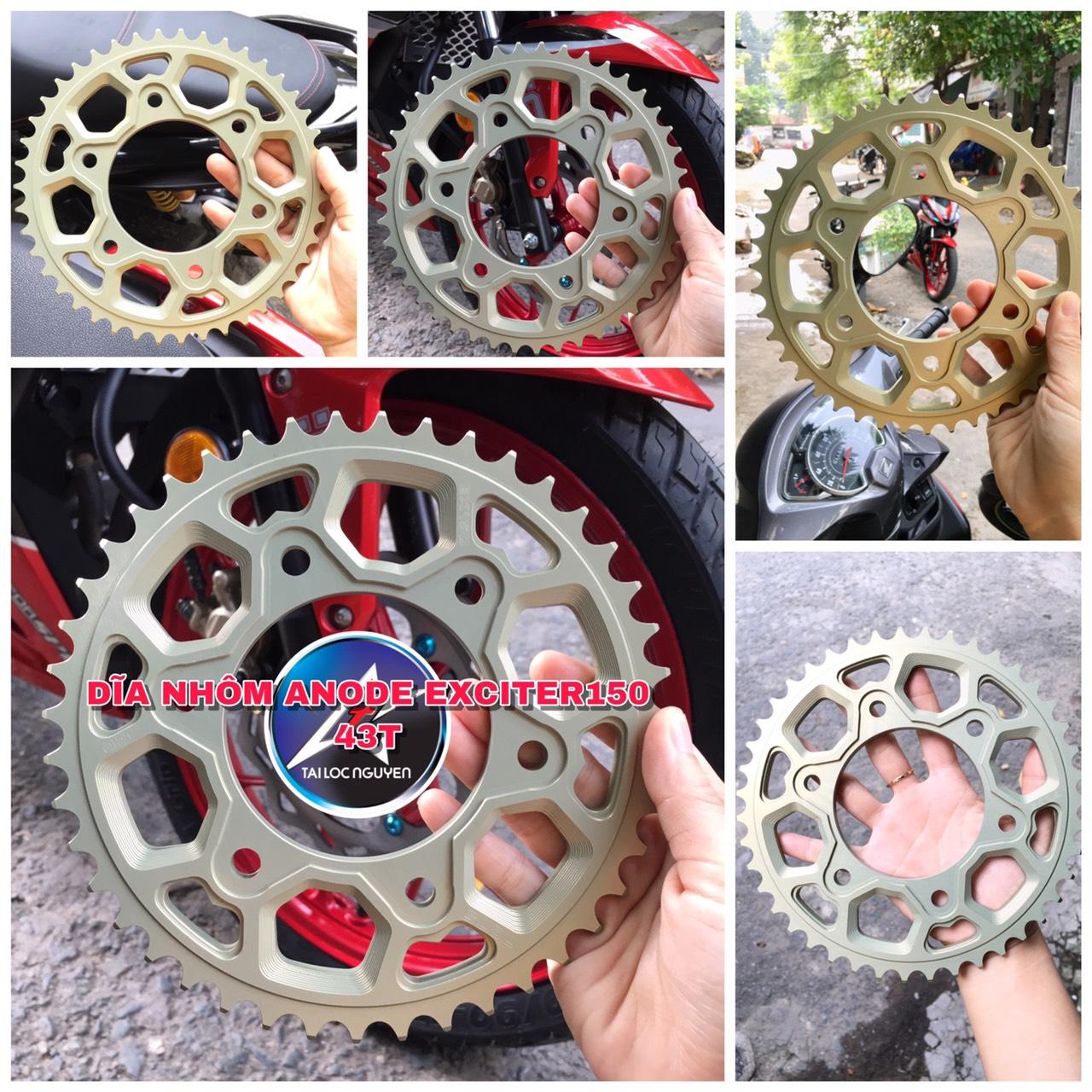 Dĩa nhôm anode 7075 cho exciter150 m2 size 43t