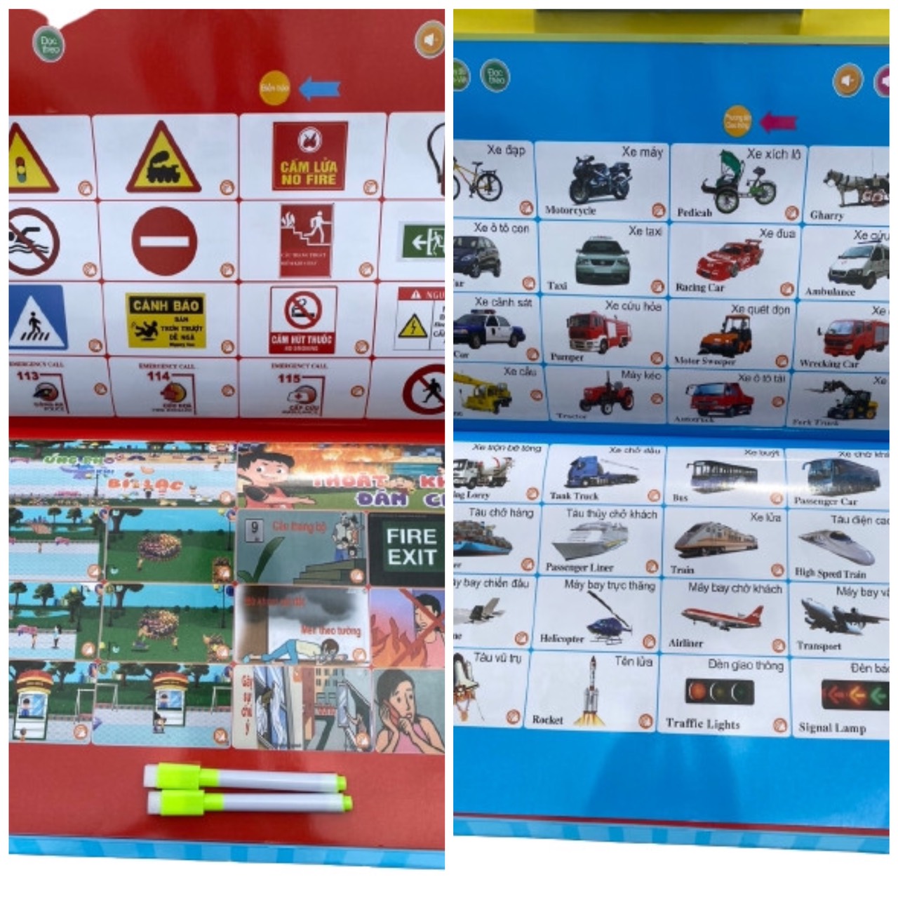 Sách Điện Tử Thông Minh Song Ngữ Cho Bé, Bảng Chữ Cái Điện Tử Thông Minh Song Ngữ - Tin Tin Store