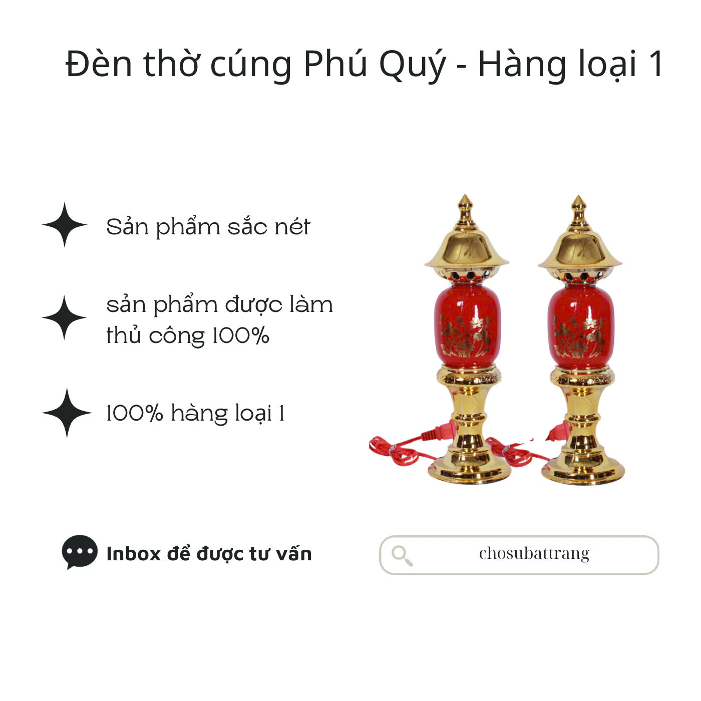Đèn điện thờ cúng gia tiên