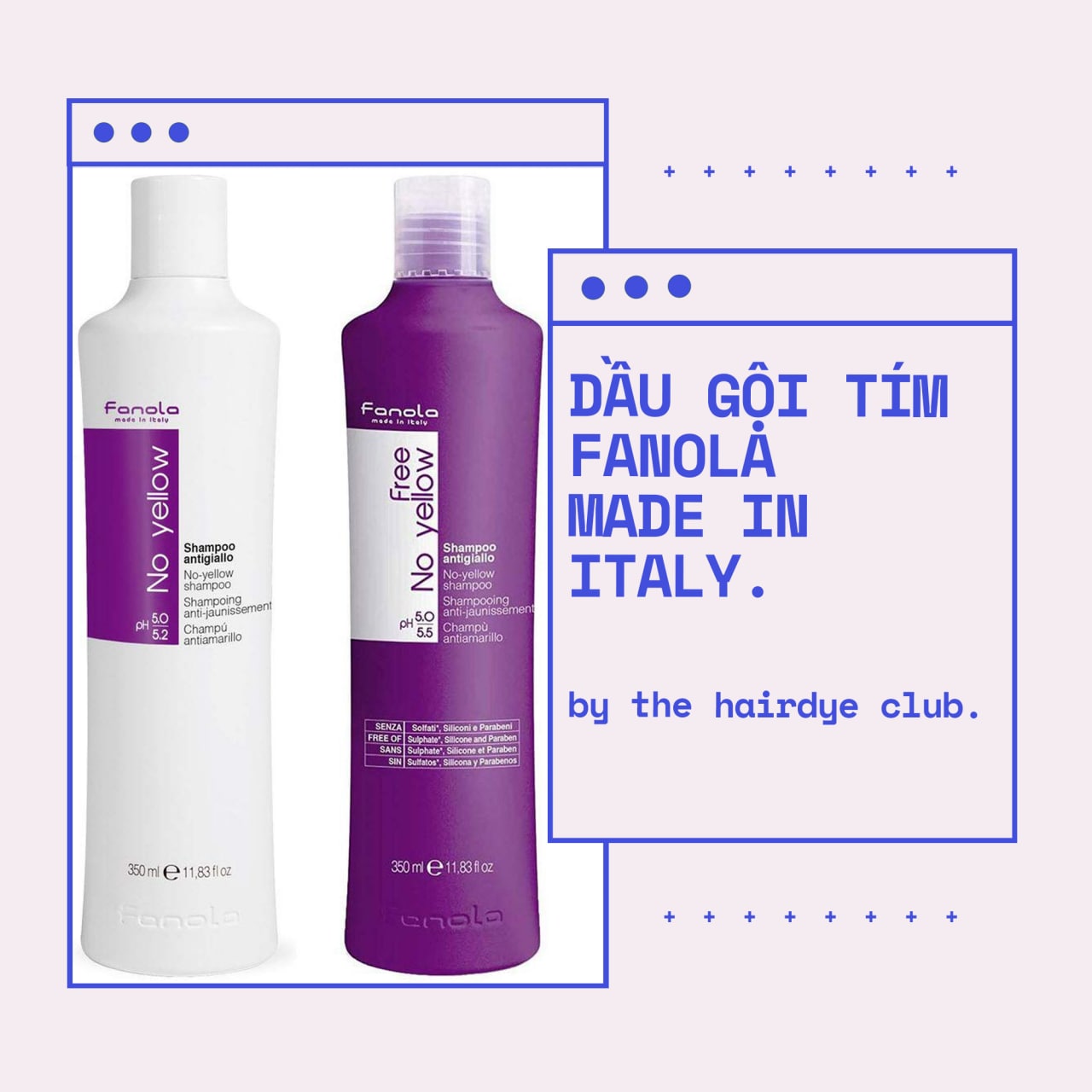 Dầu gội tím khử vàng Fanola