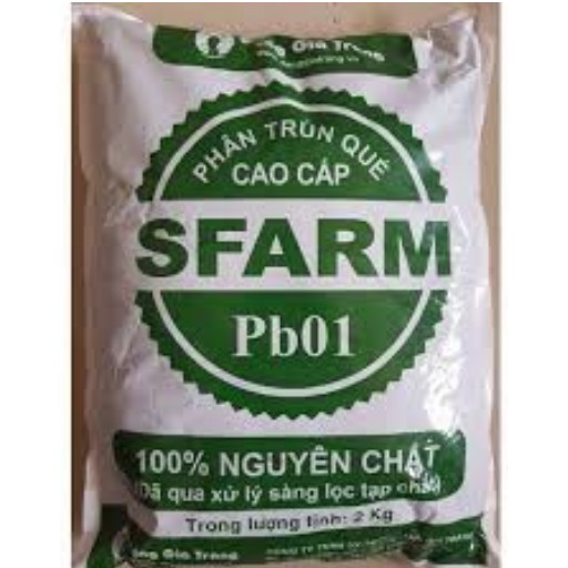 Phân Trùn Quế Nguyên Chất Sfarm Pb01 2Kg