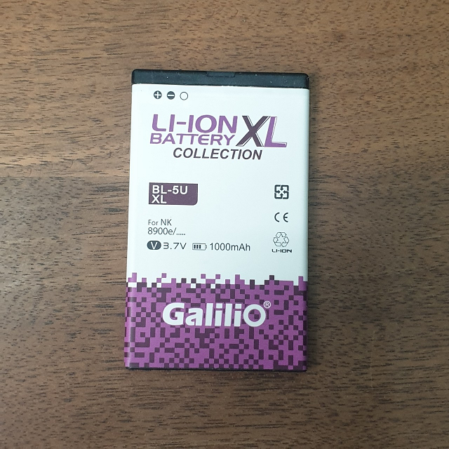 Pin nokia bl-5u galilio / 8900e / e66 / 6212 / e75 / 5730 / 8900e / 8900i