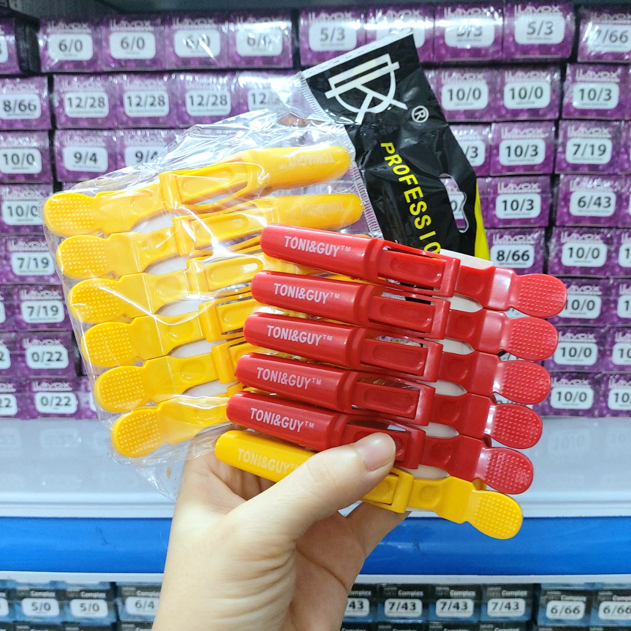 Sét 6 cây kẹp cá sấu loại 1- Dụng Cụ Hỗ Trợ Làm Tóc (Bán Bịch)