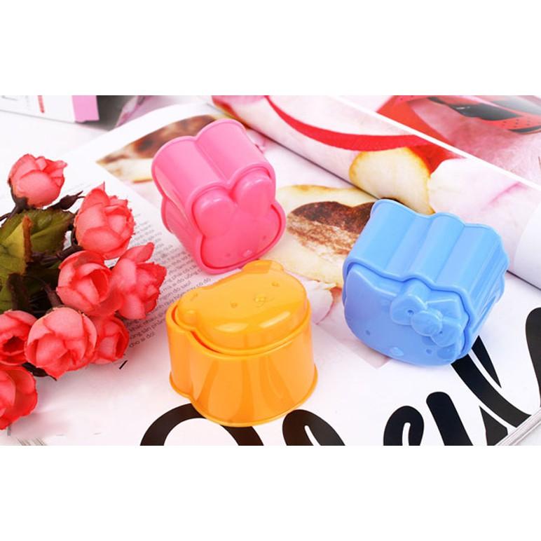 Sét 3 khuôn tạo hình cơm hình gấu cho bé