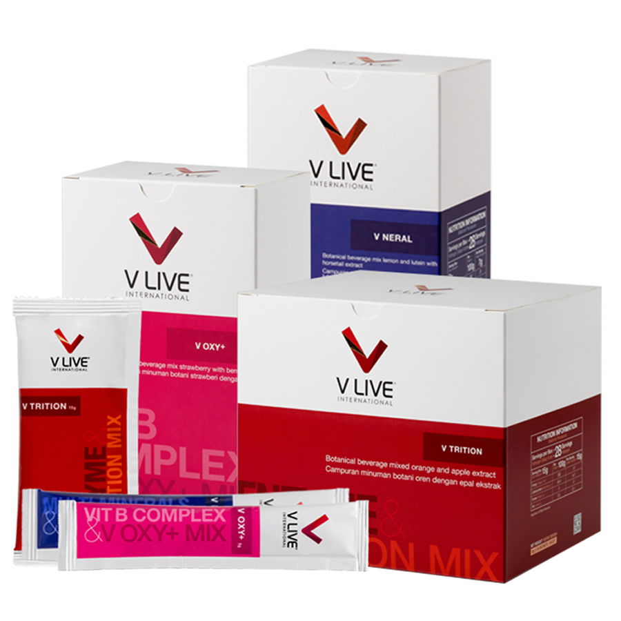 Bộ 3 siêu dinh dưỡng V live V-trition, V OXY+, V-Neral