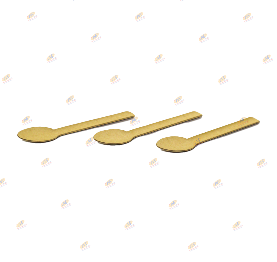 Combo muỗng (thìa) + nĩa gỗ dùng 1 lần - 25 combo/túi