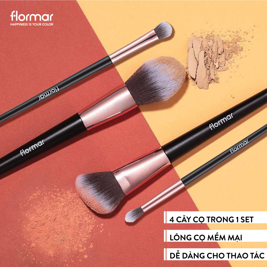 Bộ cọ trang điểm Flormar Makeup Brush Set