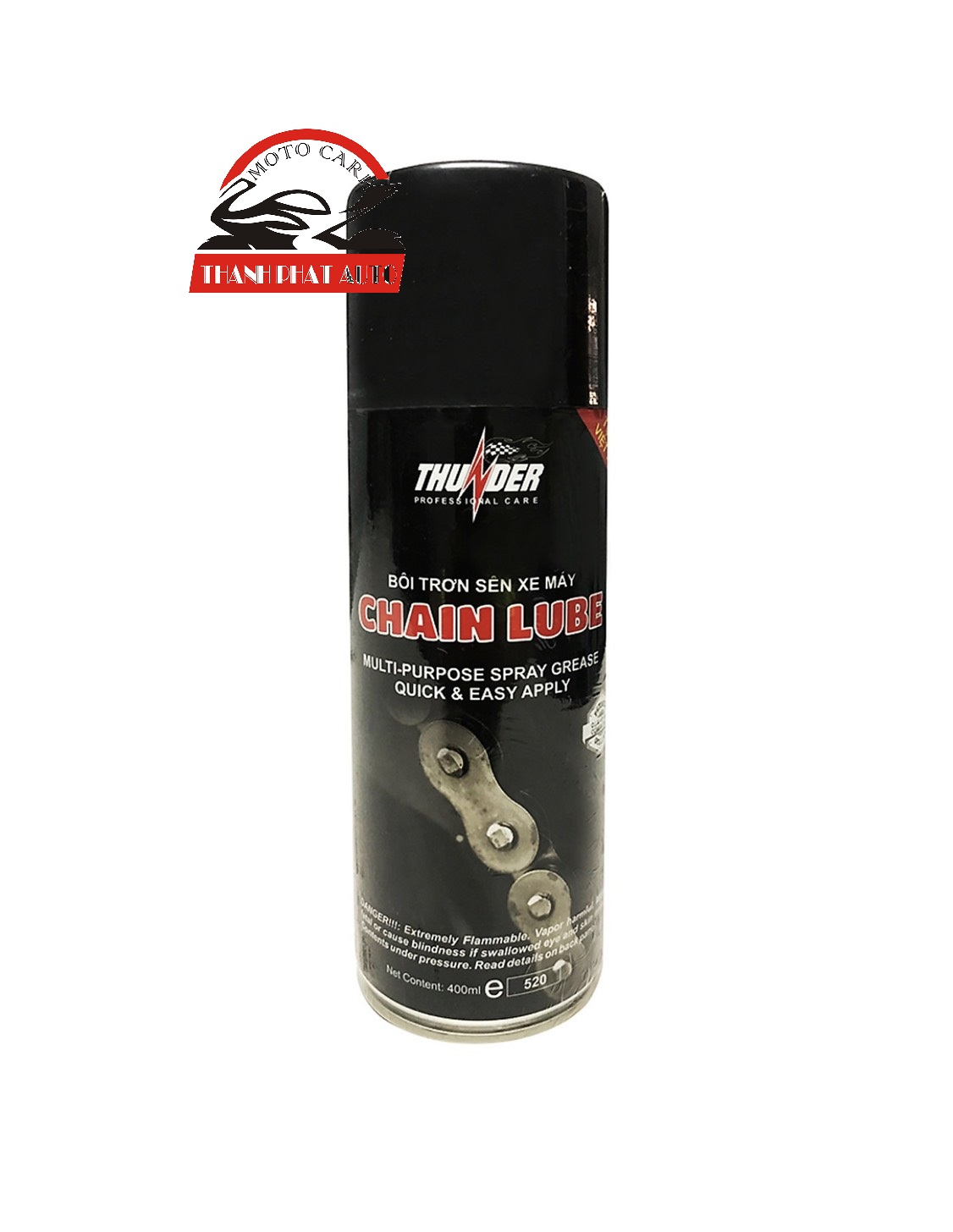 [HCM]Chai Xịt Bôi Trơn Sên Thunder Chain Lube 400ml (Mẫu Mới)