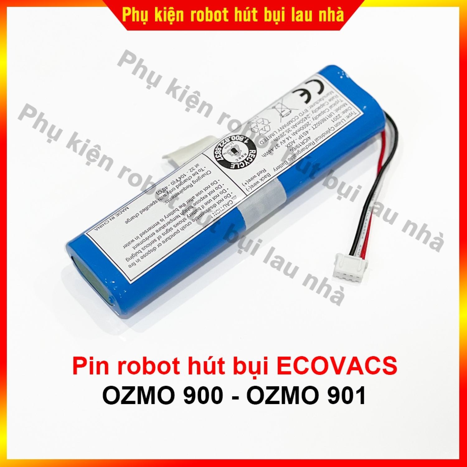 Pin robot hút bụi ecovacs ozmo 900 - ozmo 901 - bảo hành 3 tháng