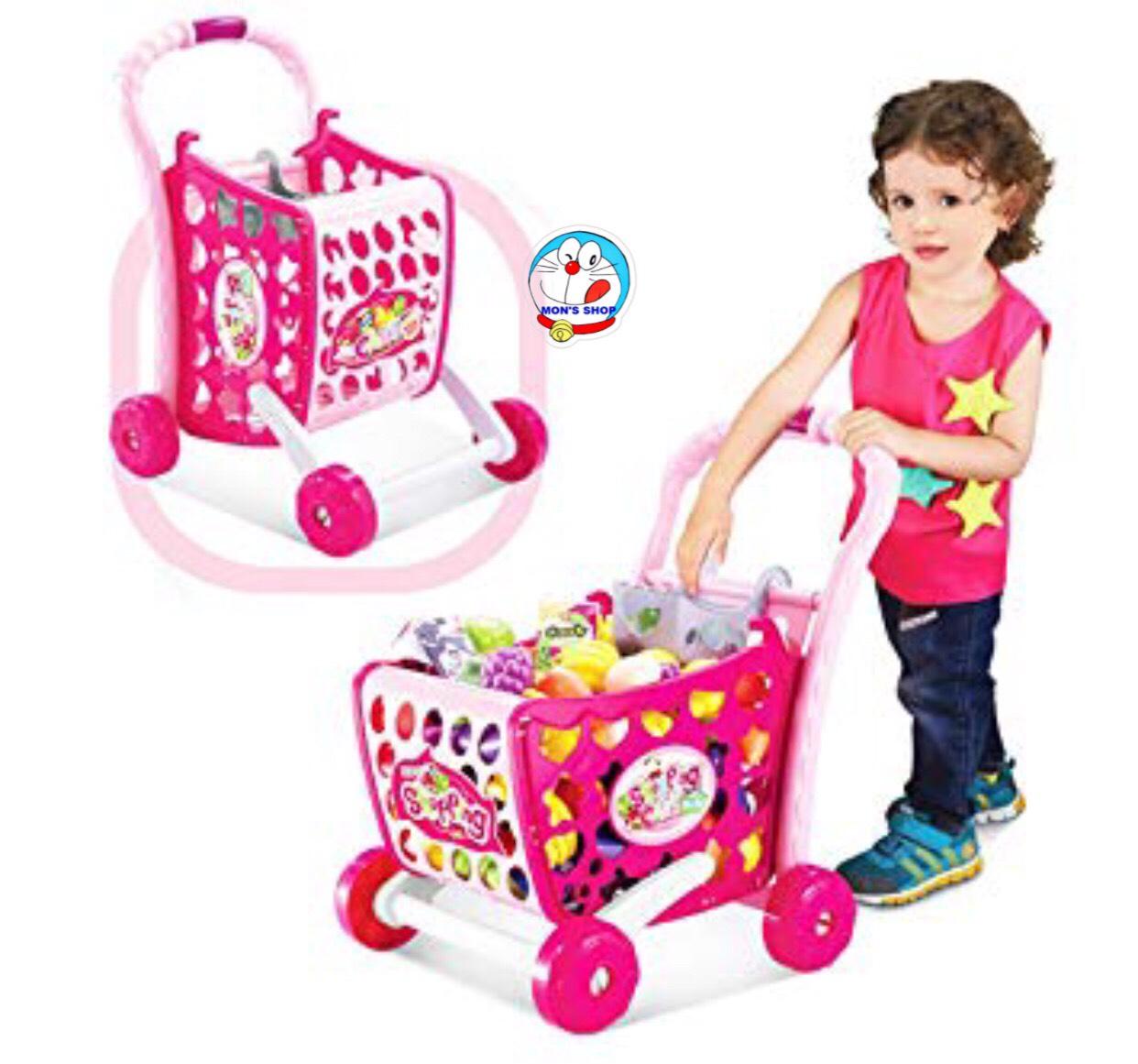 Đồ chơi xe đẩy siêu thị 3 in 1 đa năng