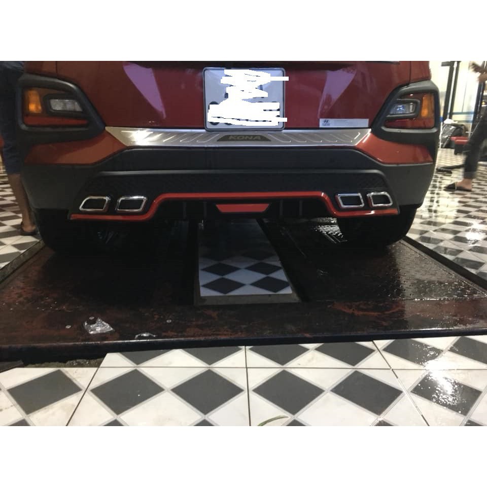Lip chia pô hyundai kona, lip sau kona 2018 - 2020