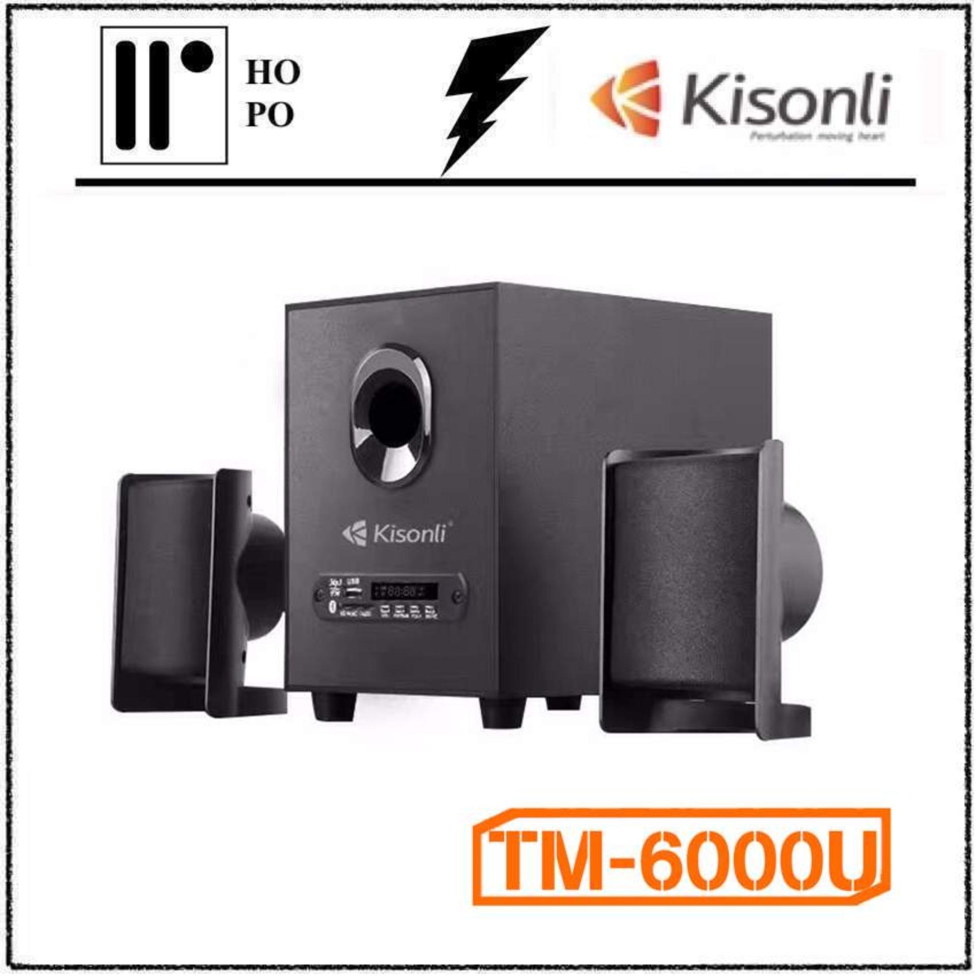 [ÂM THANH SIÊU HAY] Loa Vi Tính Kisonli TM-6000U- Bán Loa Vi Tính Kisonli TM-6000U- Hàng Chính Hang- Loa Vi Tính 2.1 Kisonli Tích Hợp Bluetooth Usb- Loa TM-6000U Đa Năng- Thiết Kế Độc Đáo-Sang Trọng-Những Bản Rock Mạnh Mẽ,Sống Động Hơn