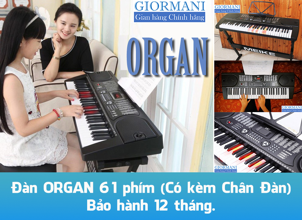 Đàn Organ điện tử NHẠC HOA có CHÂN ĐÀN - Hàng cao cấp GIORMANI