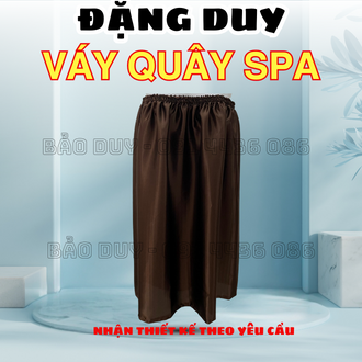 Váy Quây Spa | Chất Liệu Lụa Mát Sang Chảnh Nhiều Màu Để Chọn