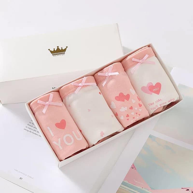 Nơi bán Hộp 4 quần lót cho bé gái Mam Dad Kid