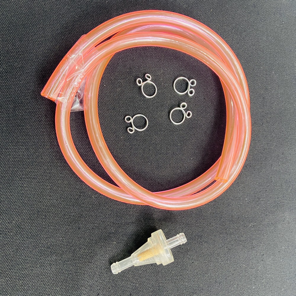 [HCM]COMBO DÂY DẪN XĂNG DẦU VÀ LỌC XĂNG TRONG SUỐT HÀNG CAO CẤP - MÀU HỒNG