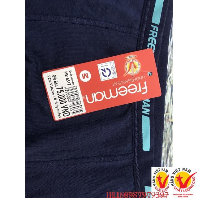 QUẦN XÌ ĐÙI NAM COTTON LỤA 4 CHIỀU FREEMAN - MS:6517