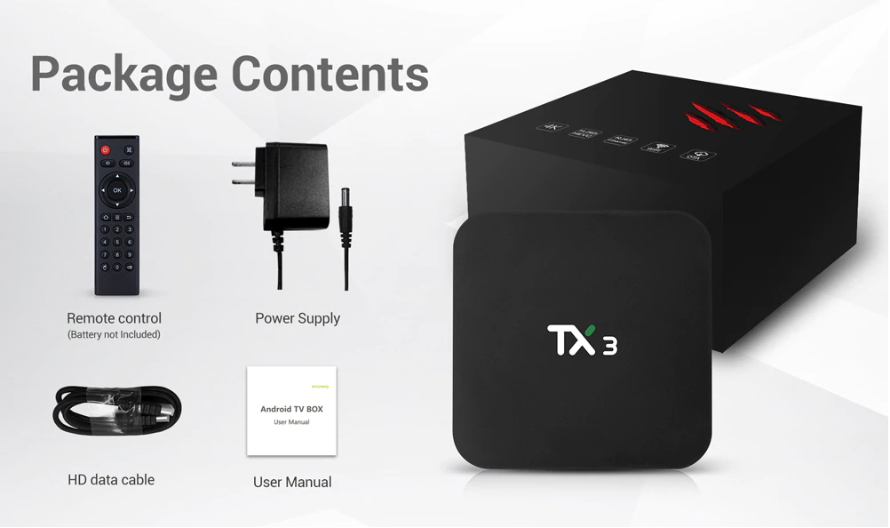 Android TV Box Tanix TX3 Mini Ram2G 4k 3D - New Version 2024 có Bluetooth