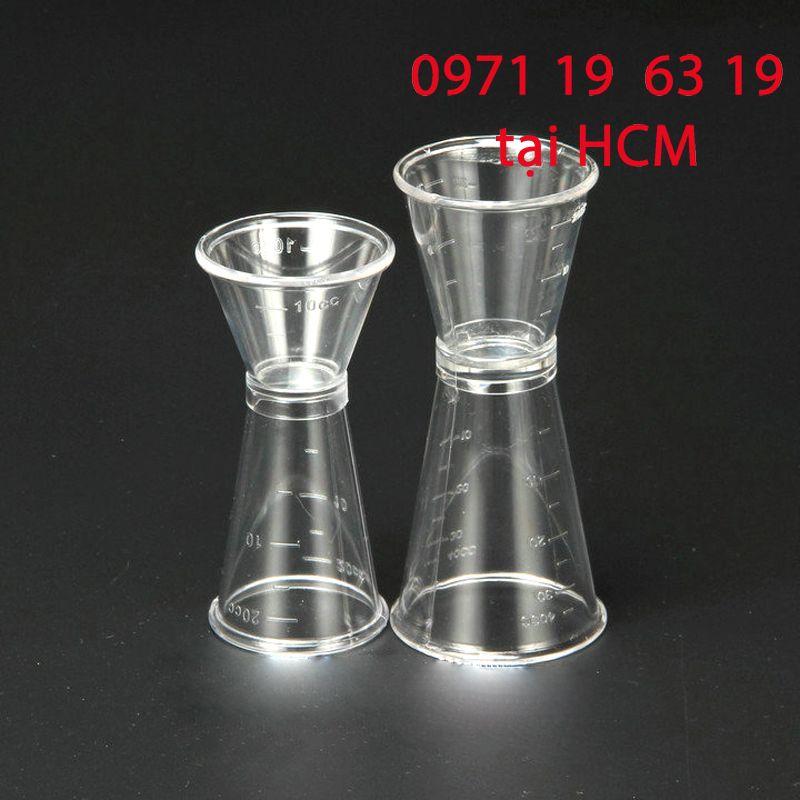JIGGER nhựa 2 đầu 10-20 ml