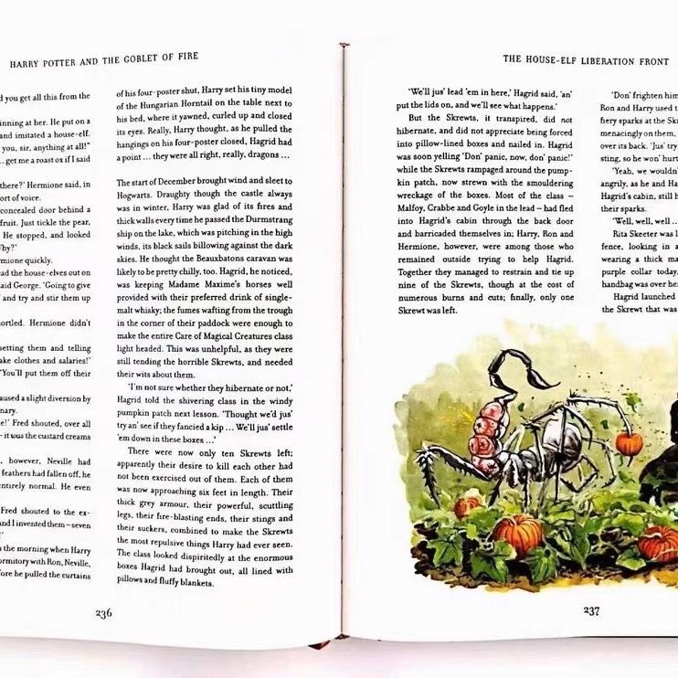 Harry porter sách tiếng anh bản màu - 5 cuốn