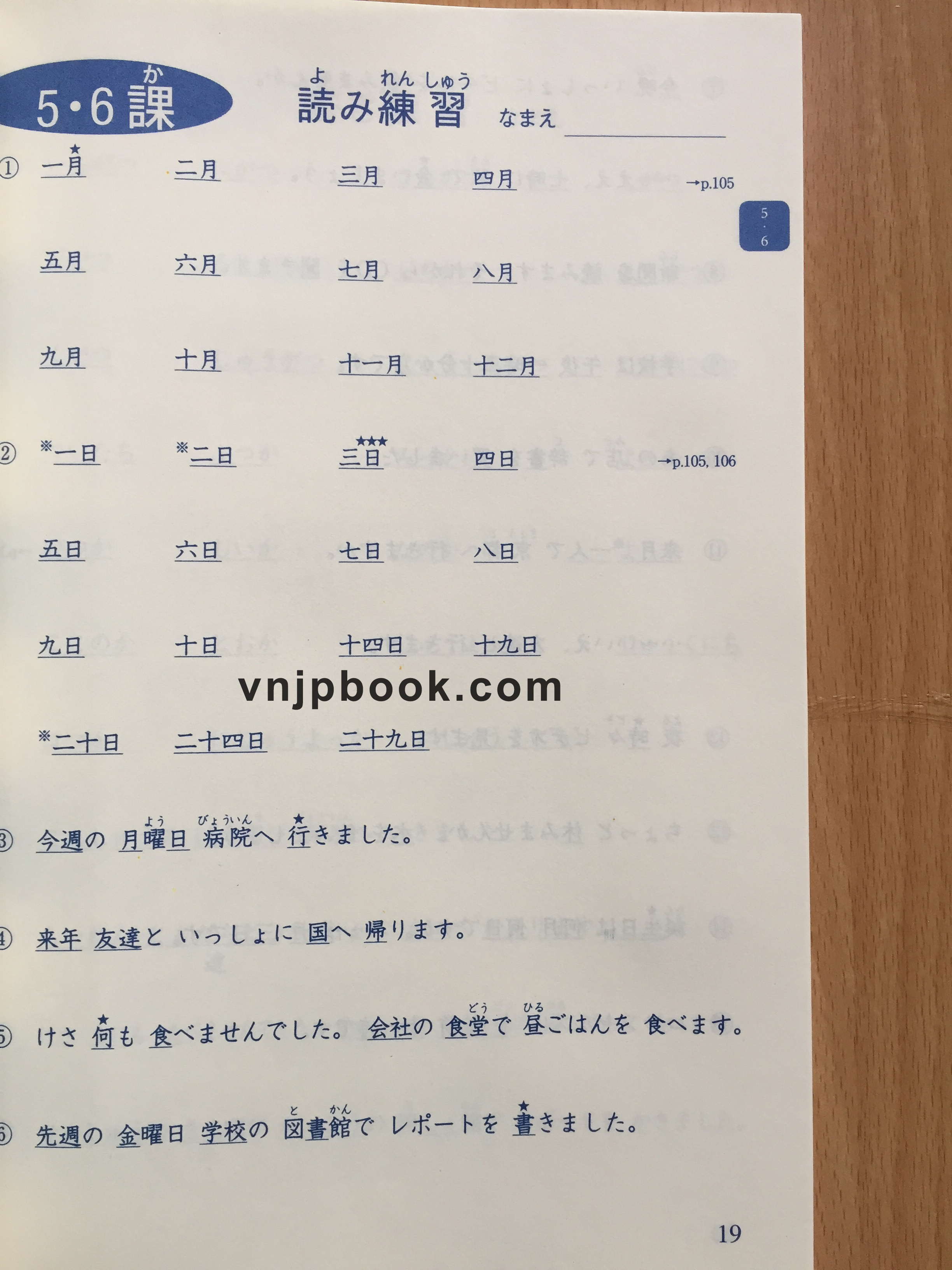 Minna no Nihongo Sơ cấp 1 – Bài tập Hán tự (Kanji Renshuchou)