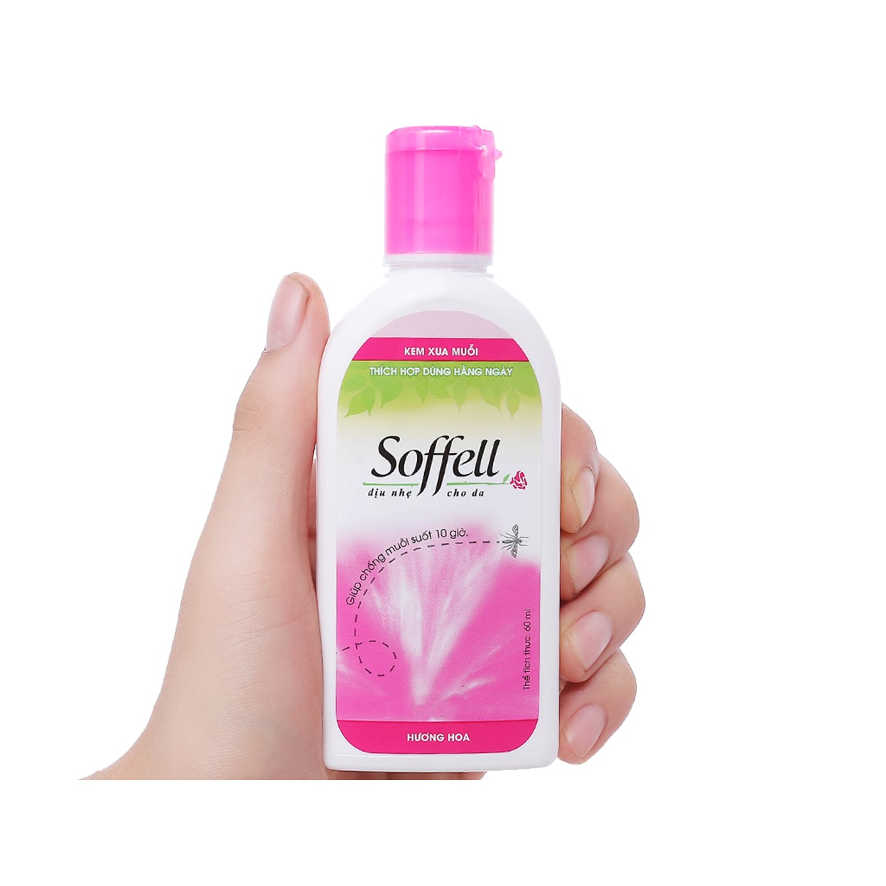 Kem Chống Muỗi Hương Hoa Soffell 60ml