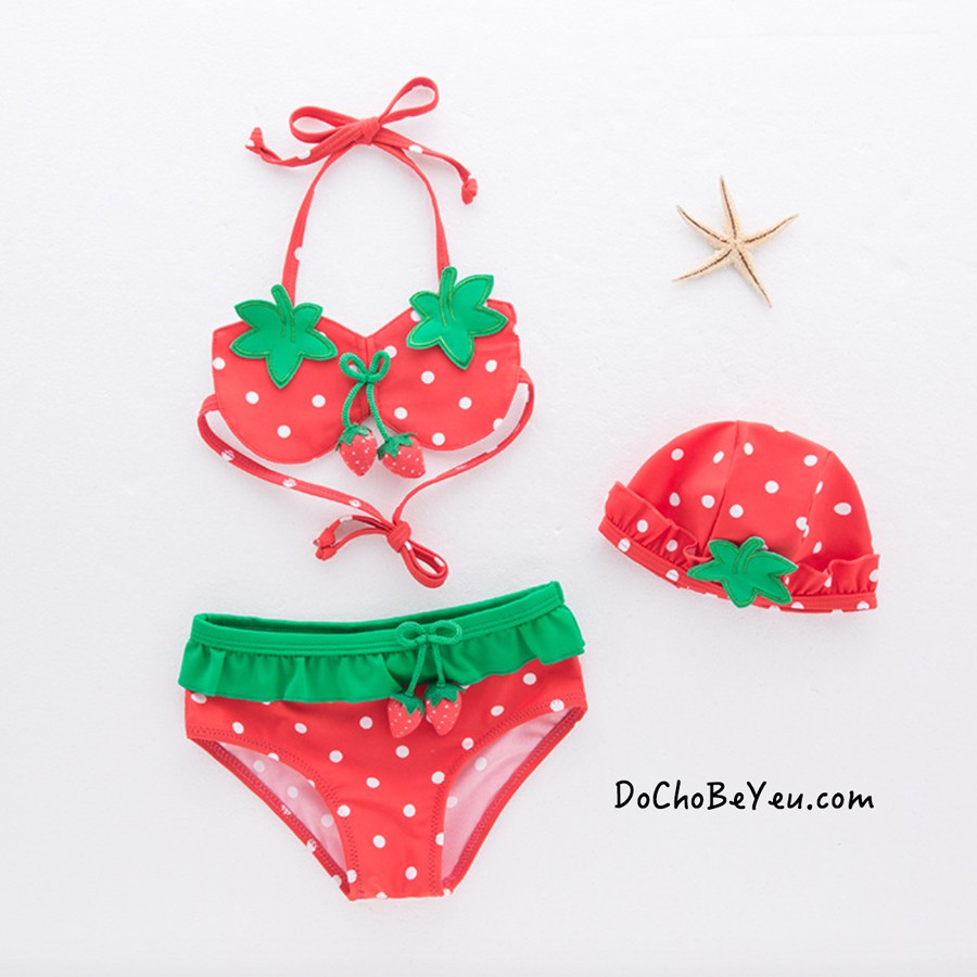 Bikini hình trái dâu cực Kute
