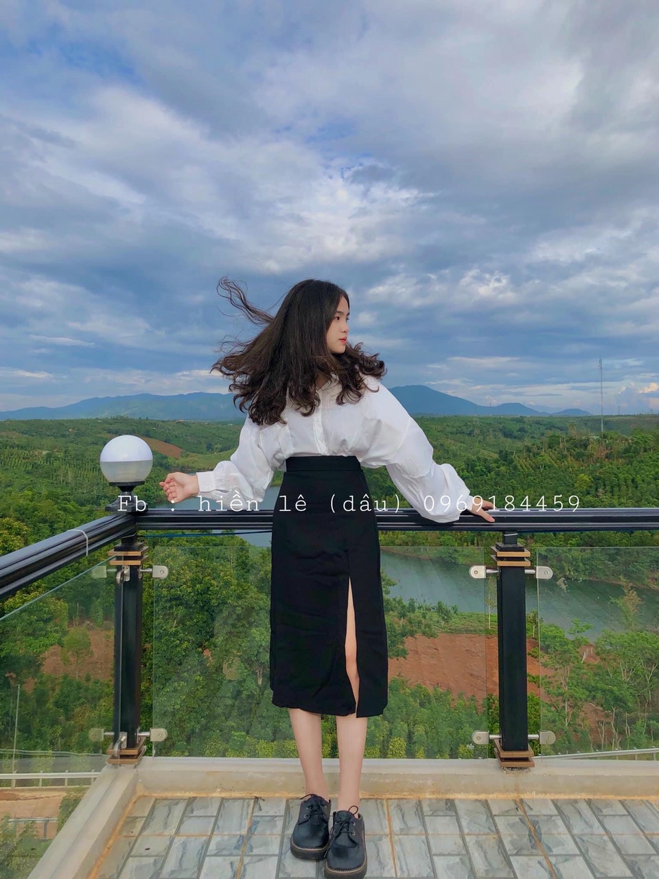 Set Váy Xẻ + Sơ Mi Kate