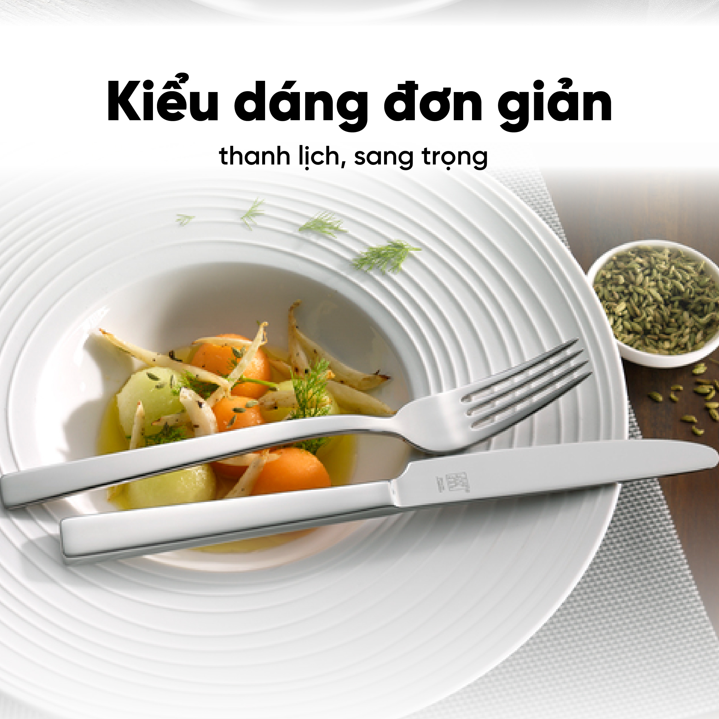 [Trả góp 0%] ZWILLING - Bộ dao muỗng nĩa King - 16 món làm bằng thép không gỉ 18/10 chống mài mòn bóng sáng sử dụng hoàn hảo trong các bữa tiệc hoặc bữa ăn hàng ngày