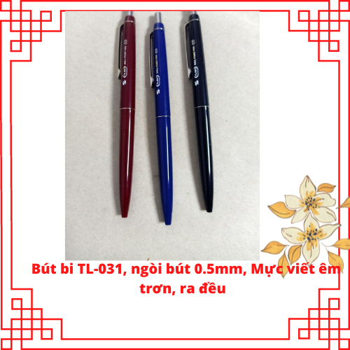 Bút bi Thiên long TL- 031 ngòi bút 0.5mm (20 cây/ hộp)