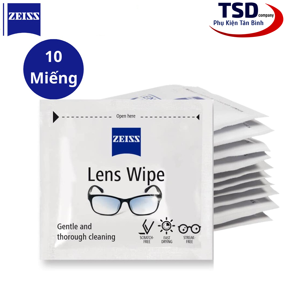Combo 10 Lens Wipes, Carl Zeiss High-end Electronics Cleaning