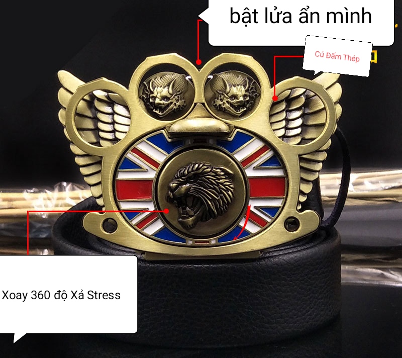 Nịt Thắt lưng 5in1 (Phiên bản Xì Ngầu )