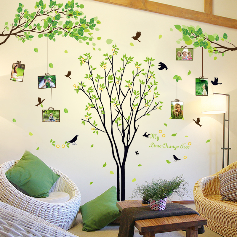 [HCM]DECAL DÁN TƯỜNG COMBO GIÀN CÂY XANH