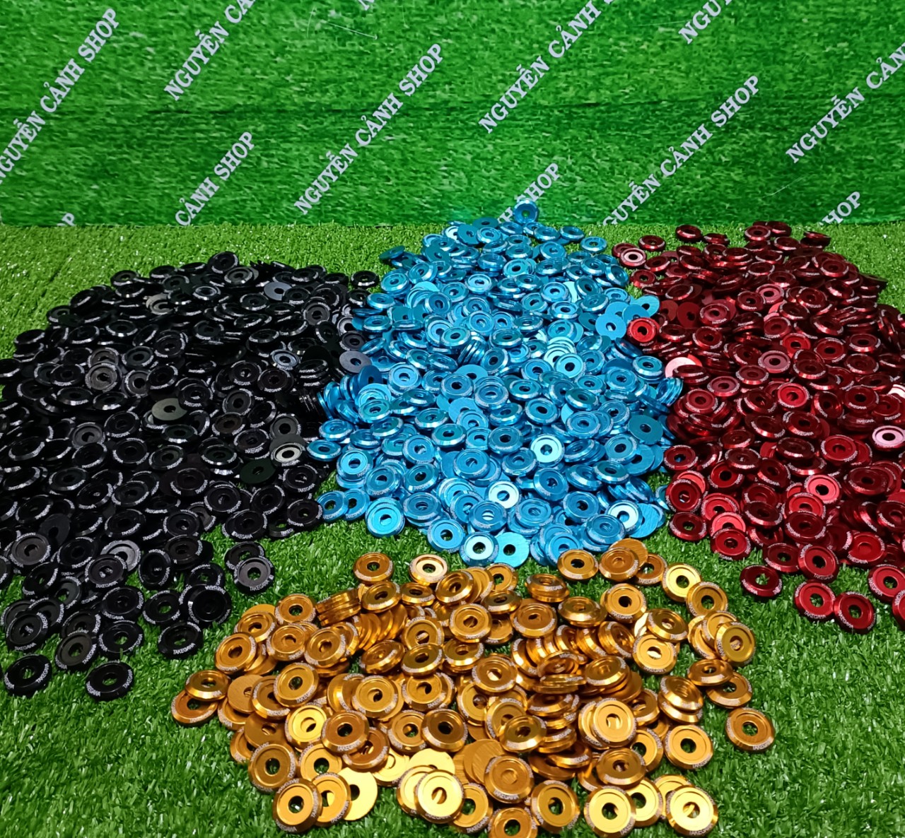 10 lông đền nhôm lổ 6li lưng 20mm