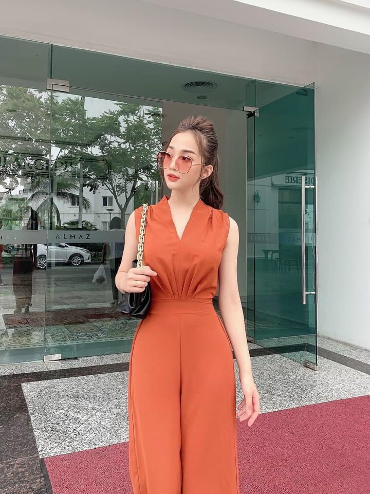 jumpsuit sát nách cổ V-HC