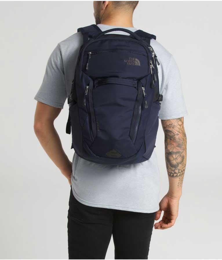 [Tặng Kèm Vớ] Balo Laptop Cao Cấp TNF Surge 2018 - Navy