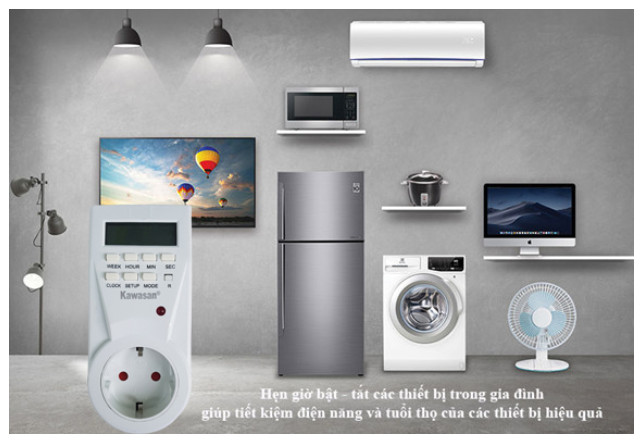 Ổ cắm hẹn giờ điện tử KW-TGE2E