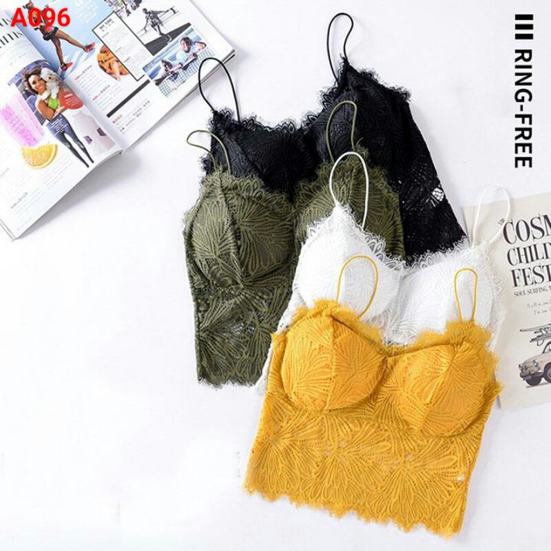 Áo bra ren 2 dây có mút đệm-DT