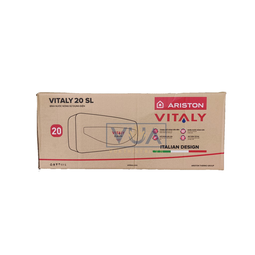 ARISTON VITALY 20 SLIM - Bình nóng lạnh gián tiếp