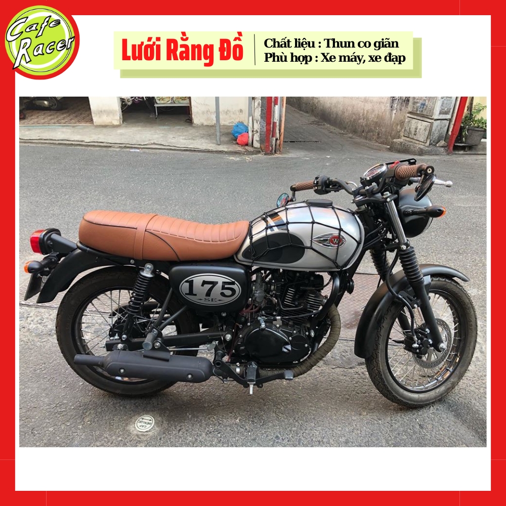 Lưới thun ràng đồ xe máy moto đi phượt