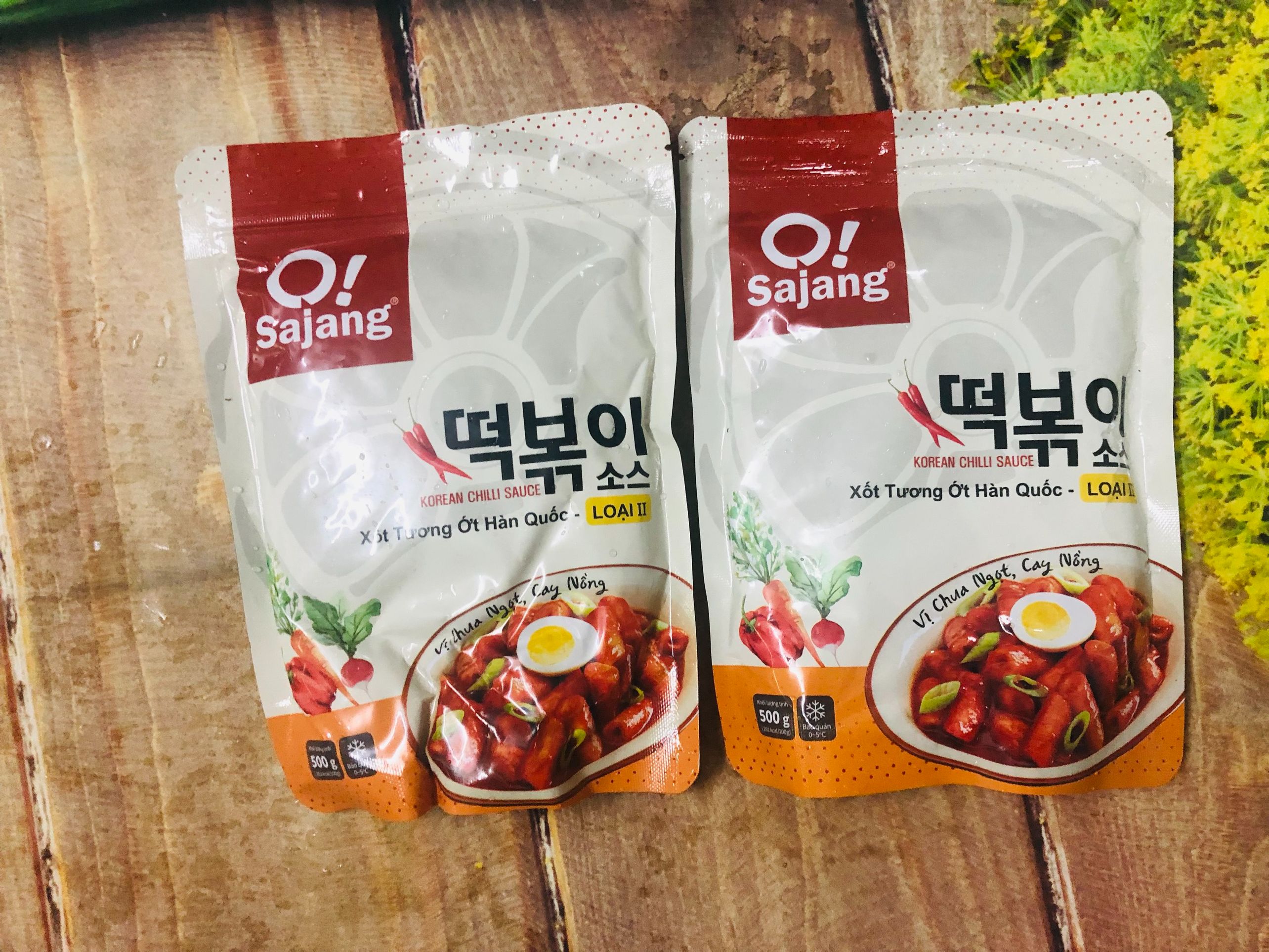 500g sốt tương ớt nấu tokbokki số 2 vị chua ngọt cay nồng
