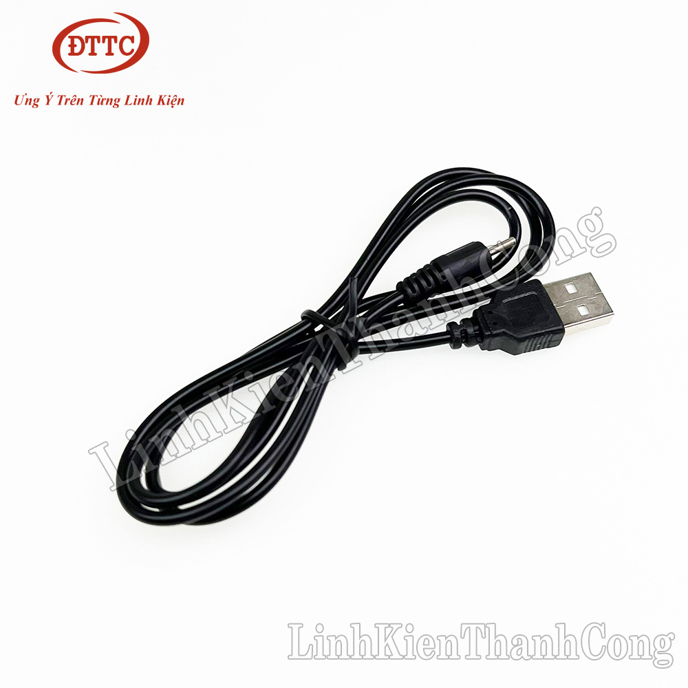 Cáp Chuyển Đổi 5V USB Ra 5V, 9V, 12V Nhiều Kiểu Chân (Dài 1 Mét)