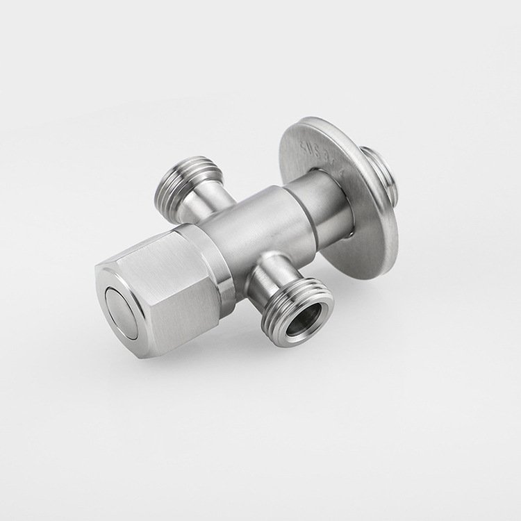 Van Tê cầu khoá, van chia nước 3 ngã inox 304