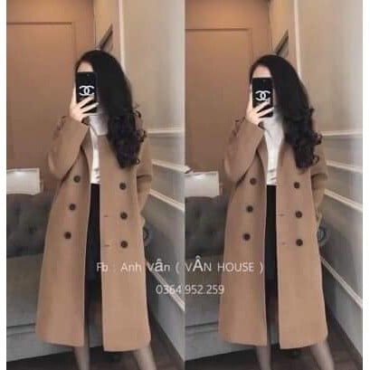 Áo khoác dạ ép nữ, Áo khoác dạ nữ dáng dài