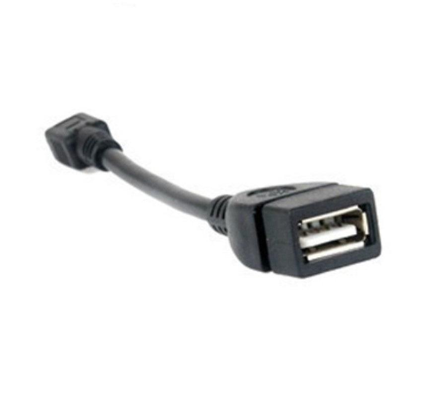 Cáp OTG đầu vuông MINI USB TO USB