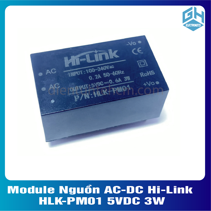 HLK-PM01 Module Nguồn AC-DC Hi-Link 5VDC 3W