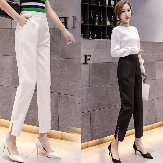 Quần Baggy Xẻ Gấu Siêu Đẹp