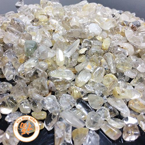 Đá Vụn Phong Thủy Thạch Anh Tóc Vàng